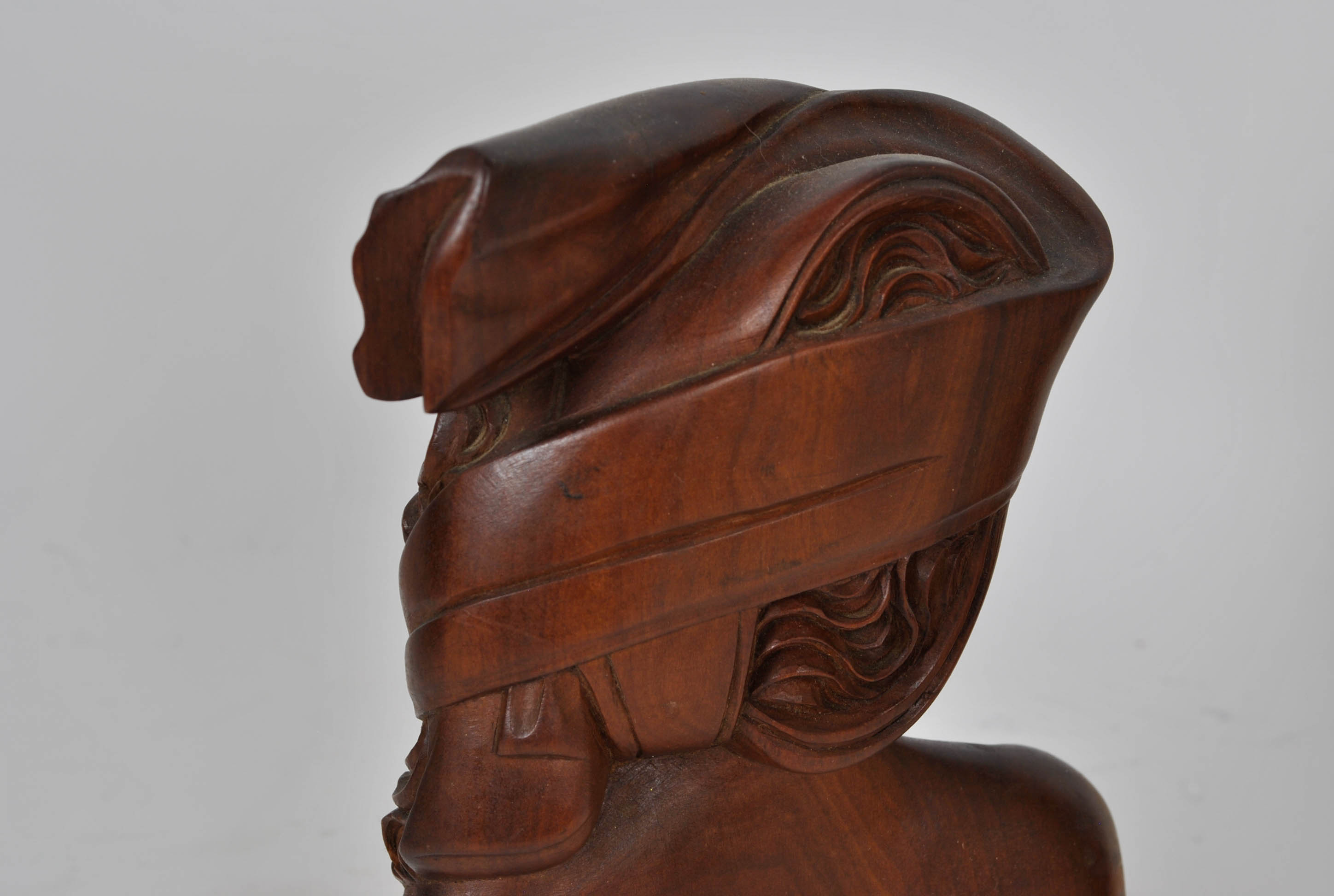 Carved Wooden Busts