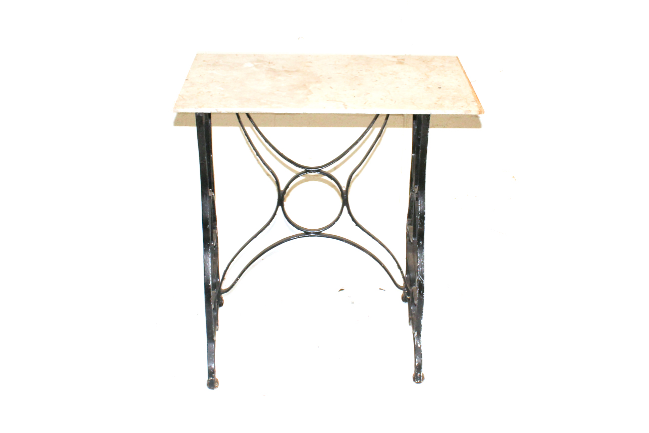 Repurposed Antique Treadle Sewing Machine Base