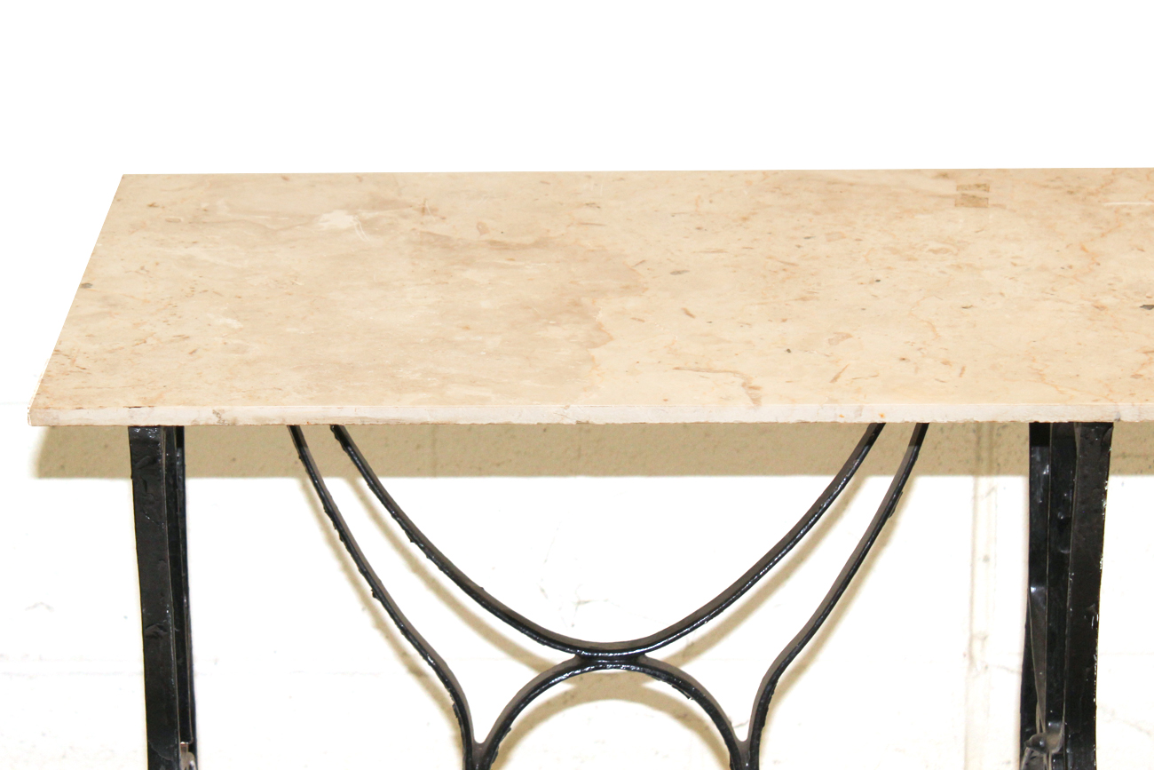 Repurposed Antique Treadle Sewing Machine Base