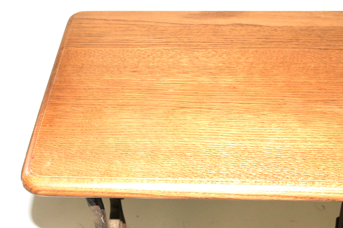 Repurposed Antique Treadle Sewing Machine Base