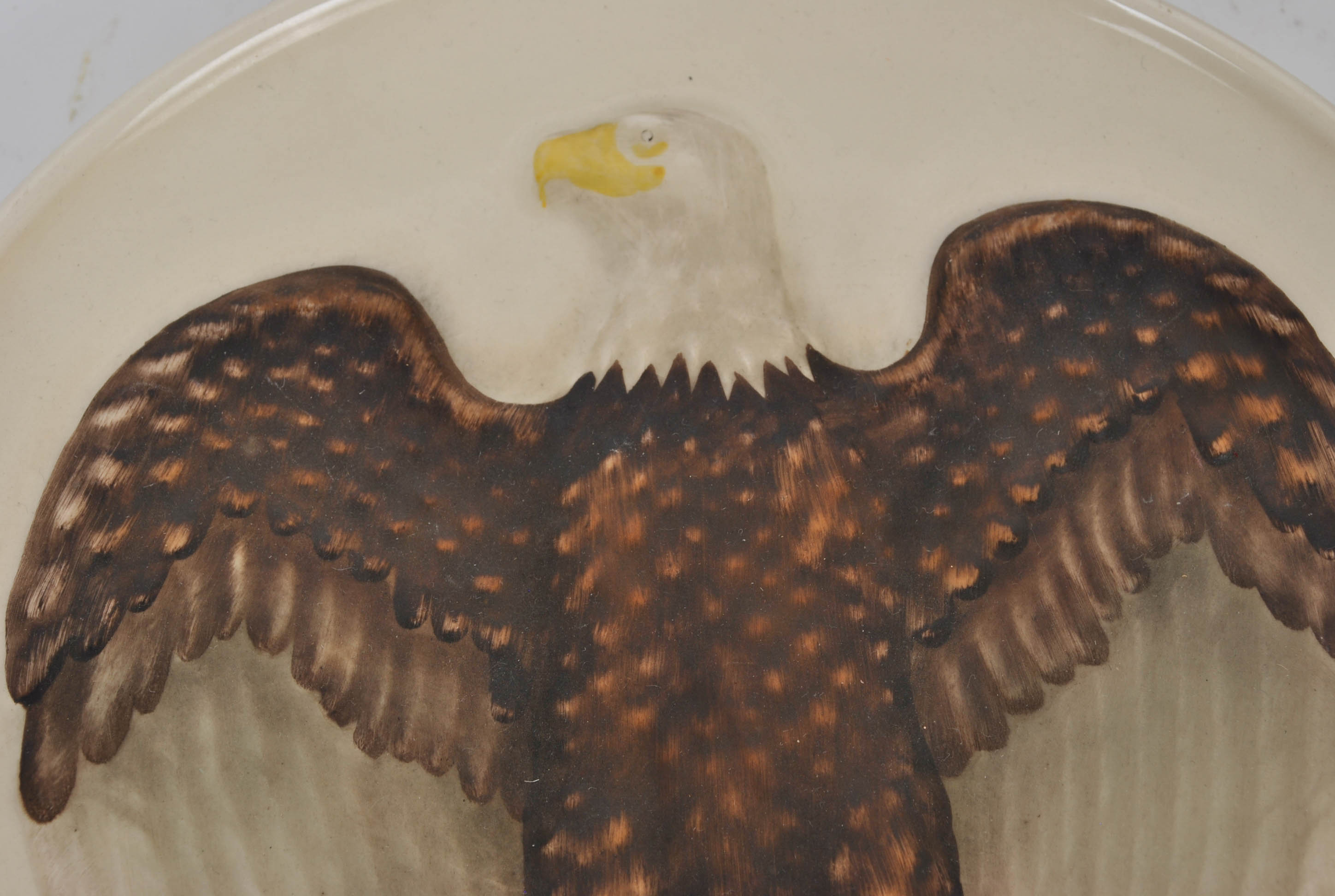 Set of Patriotic Bald Eagles