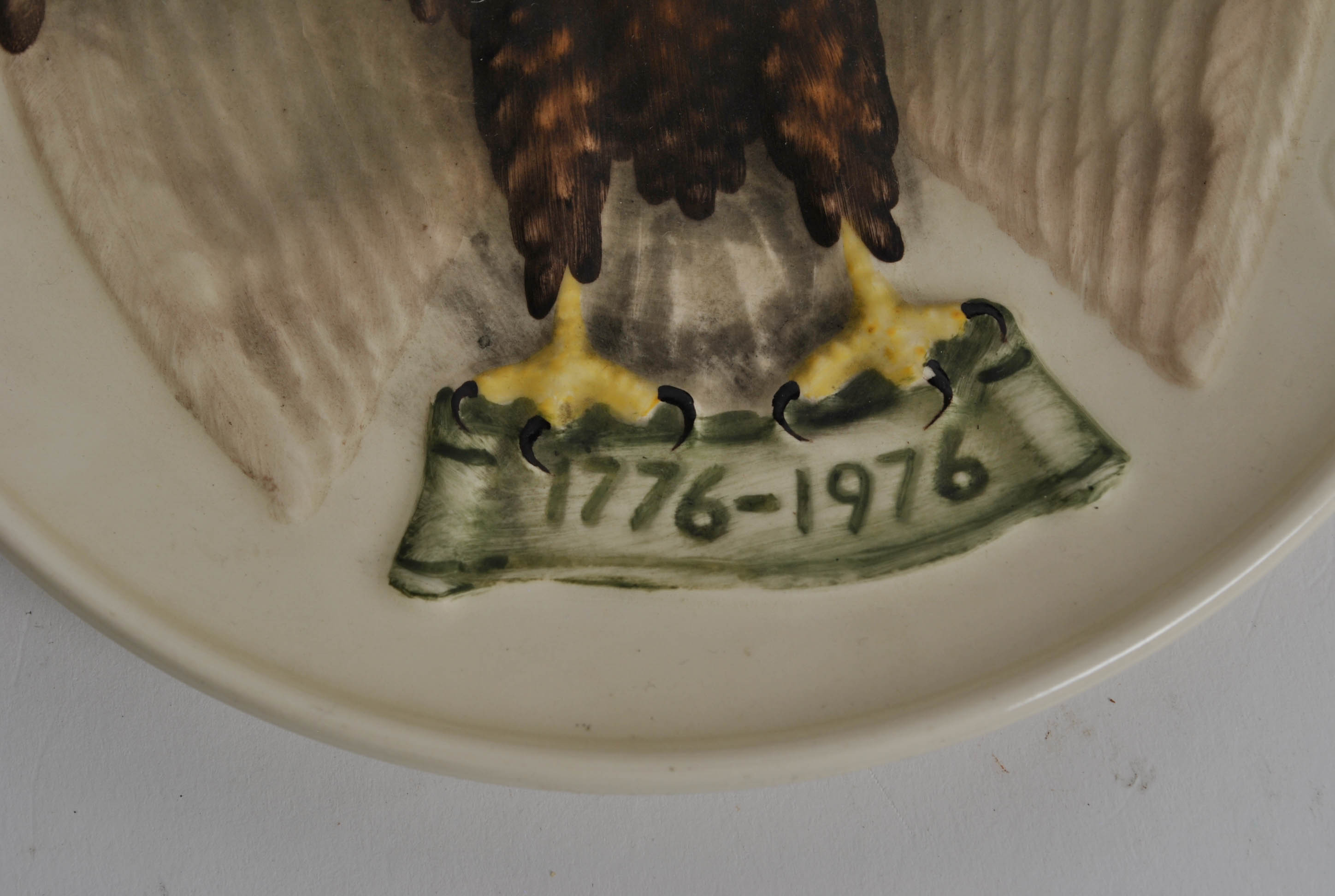 Set of Patriotic Bald Eagles