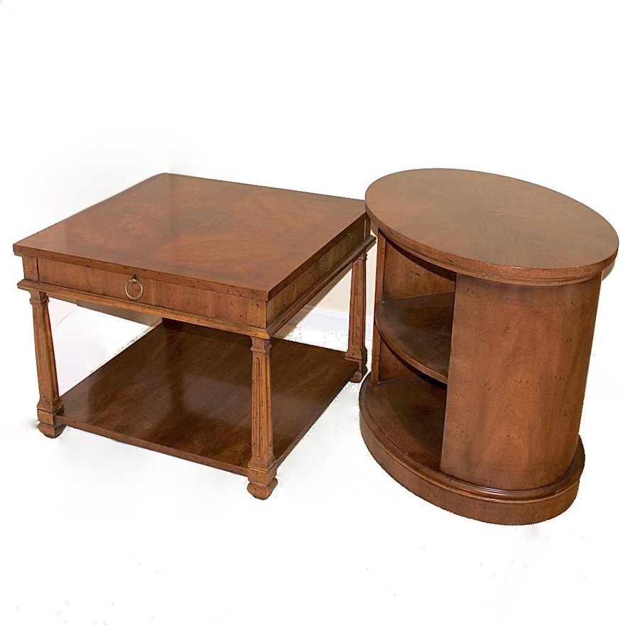 Two Heritage Late 20th Century End Tables
