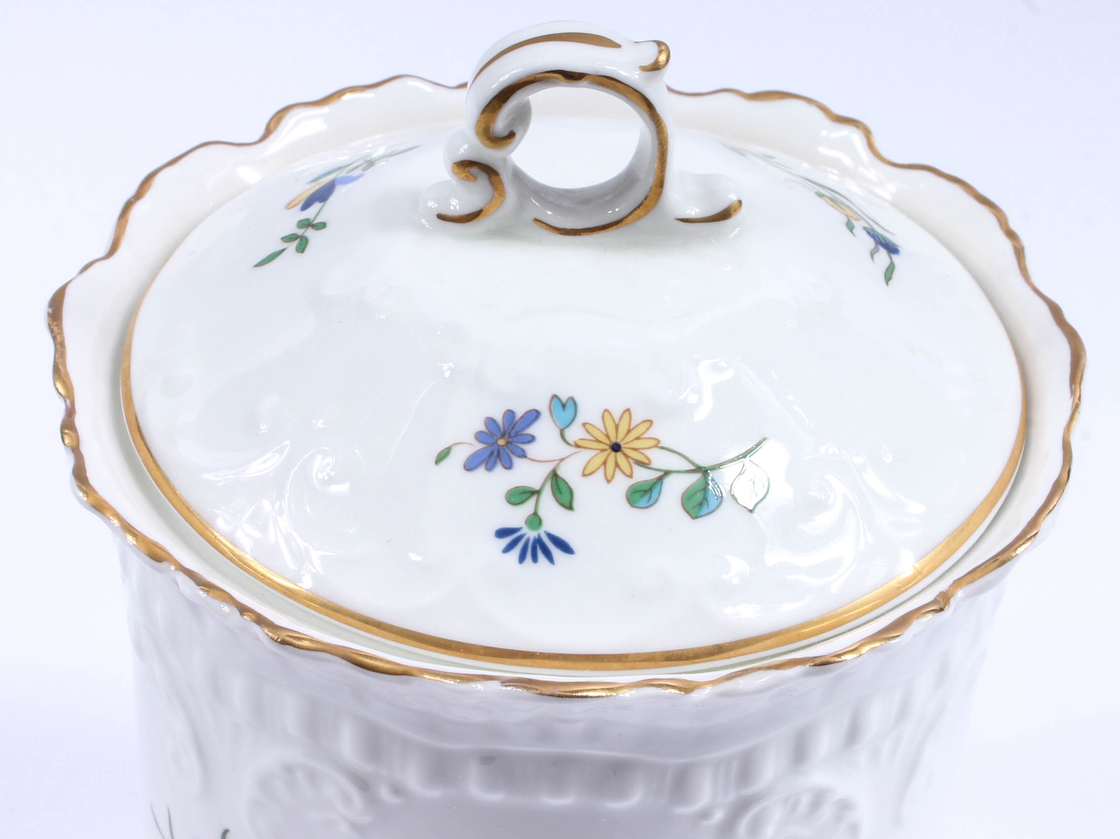 Pair of Aynsley "Marlina" Porcelain Canisters