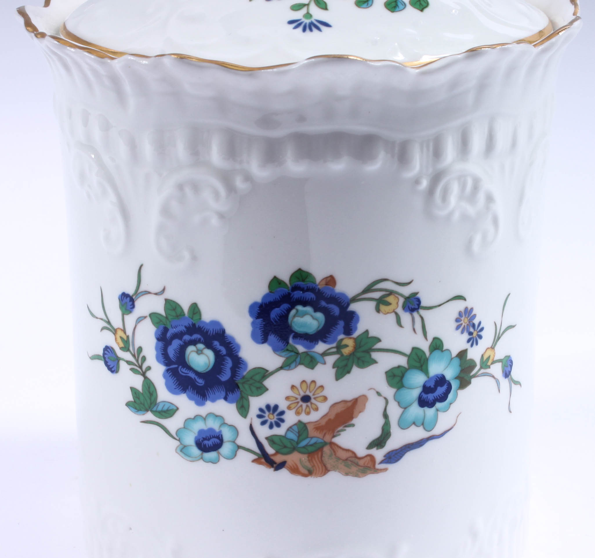 Pair of Aynsley "Marlina" Porcelain Canisters