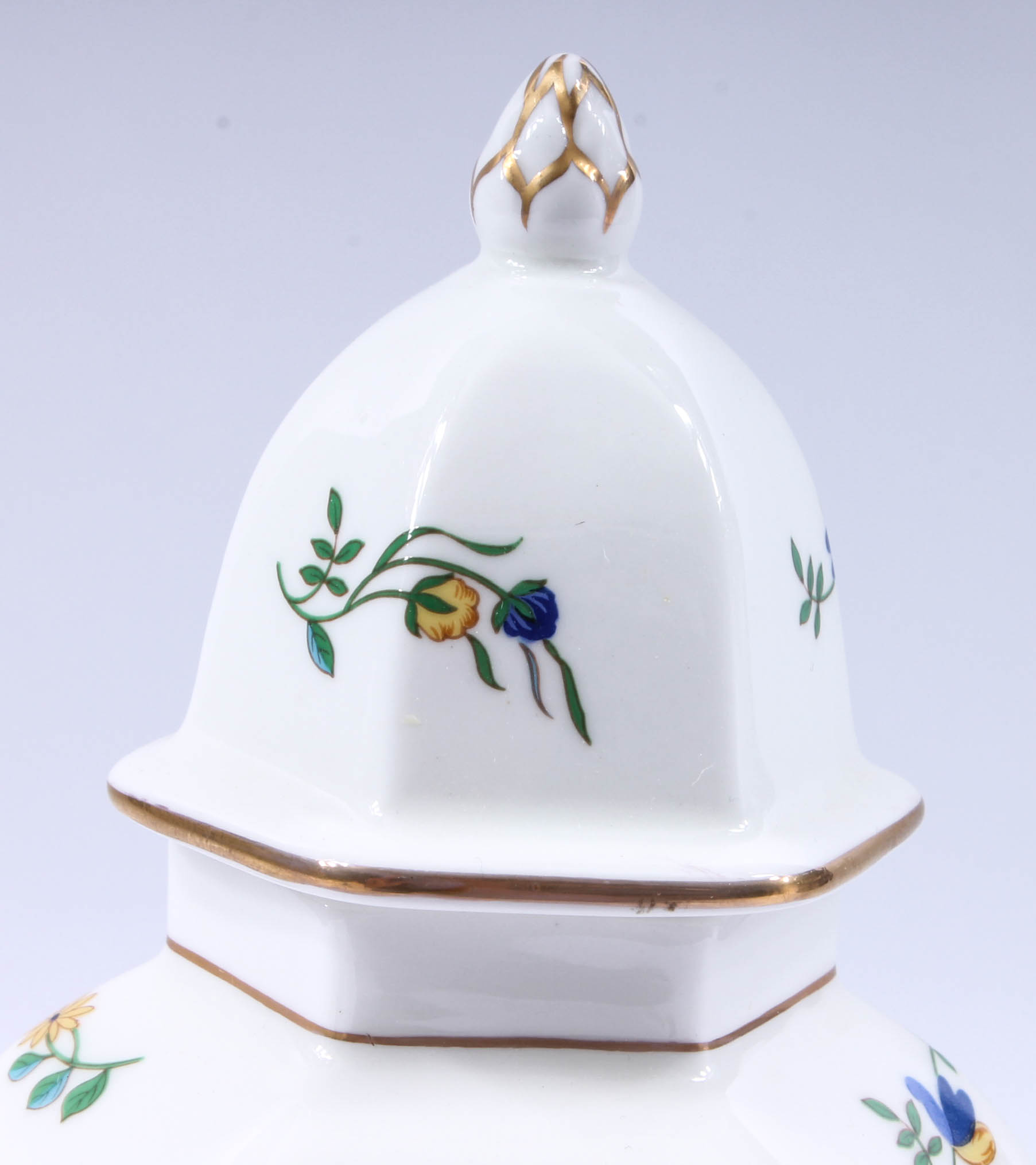 Pair of Aynsley "Marlina" Porcelain Canisters