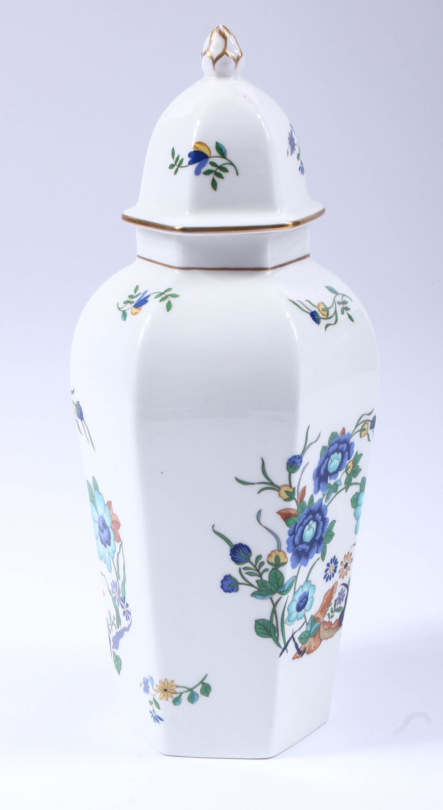 Pair of Aynsley "Marlina" Porcelain Canisters