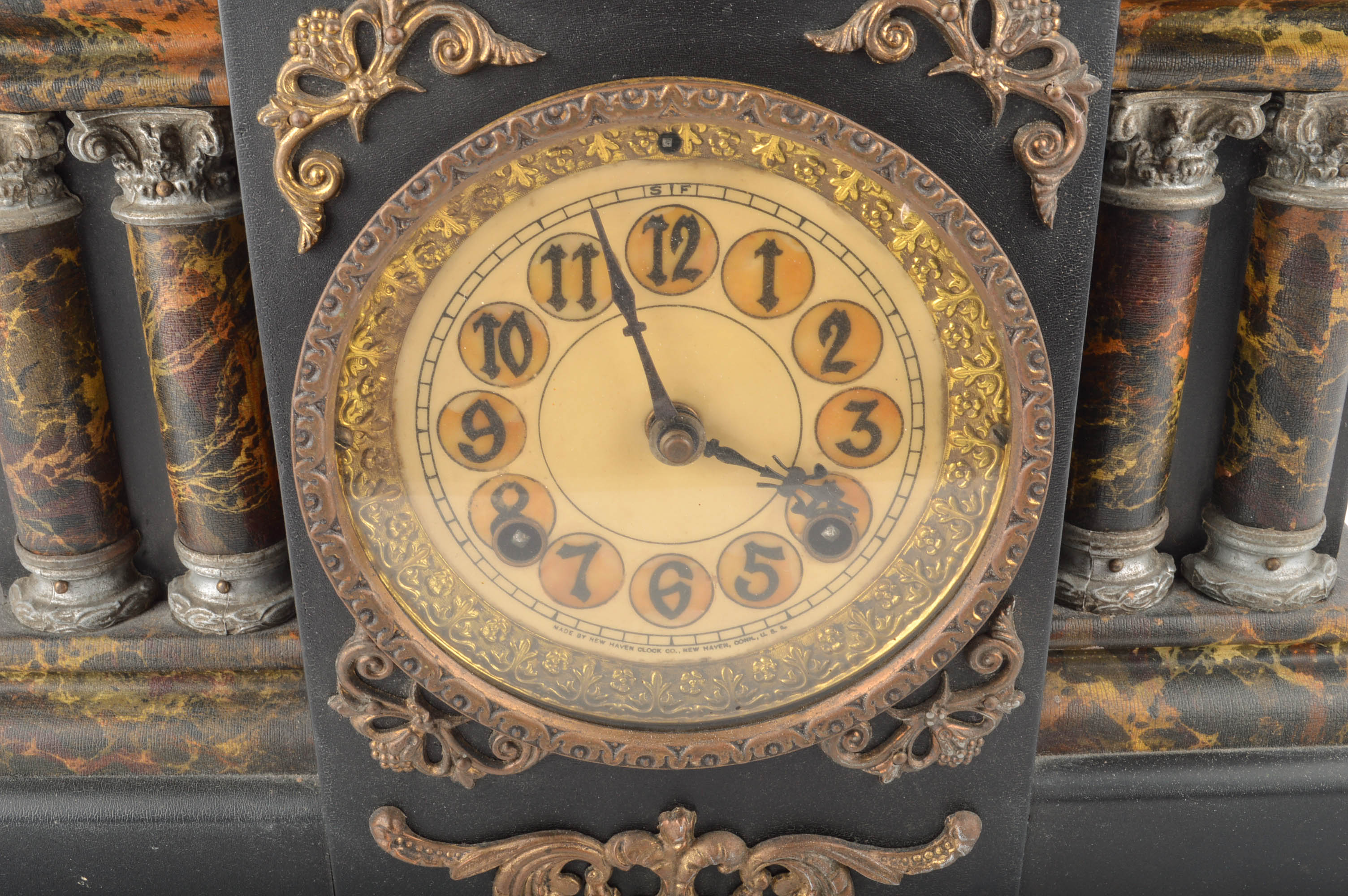 Antique New Haven Mantle Clock