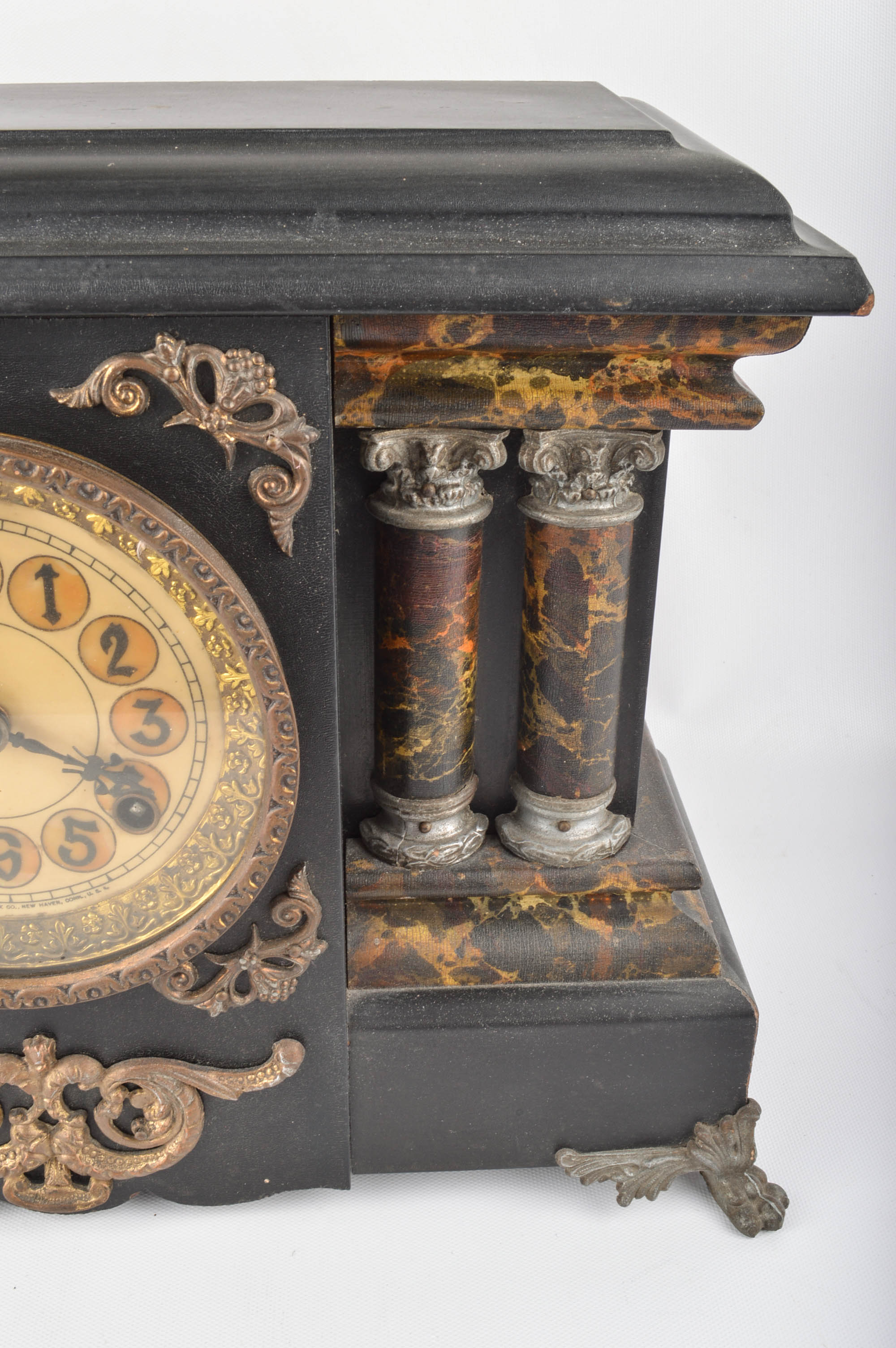 Antique New Haven Mantle Clock
