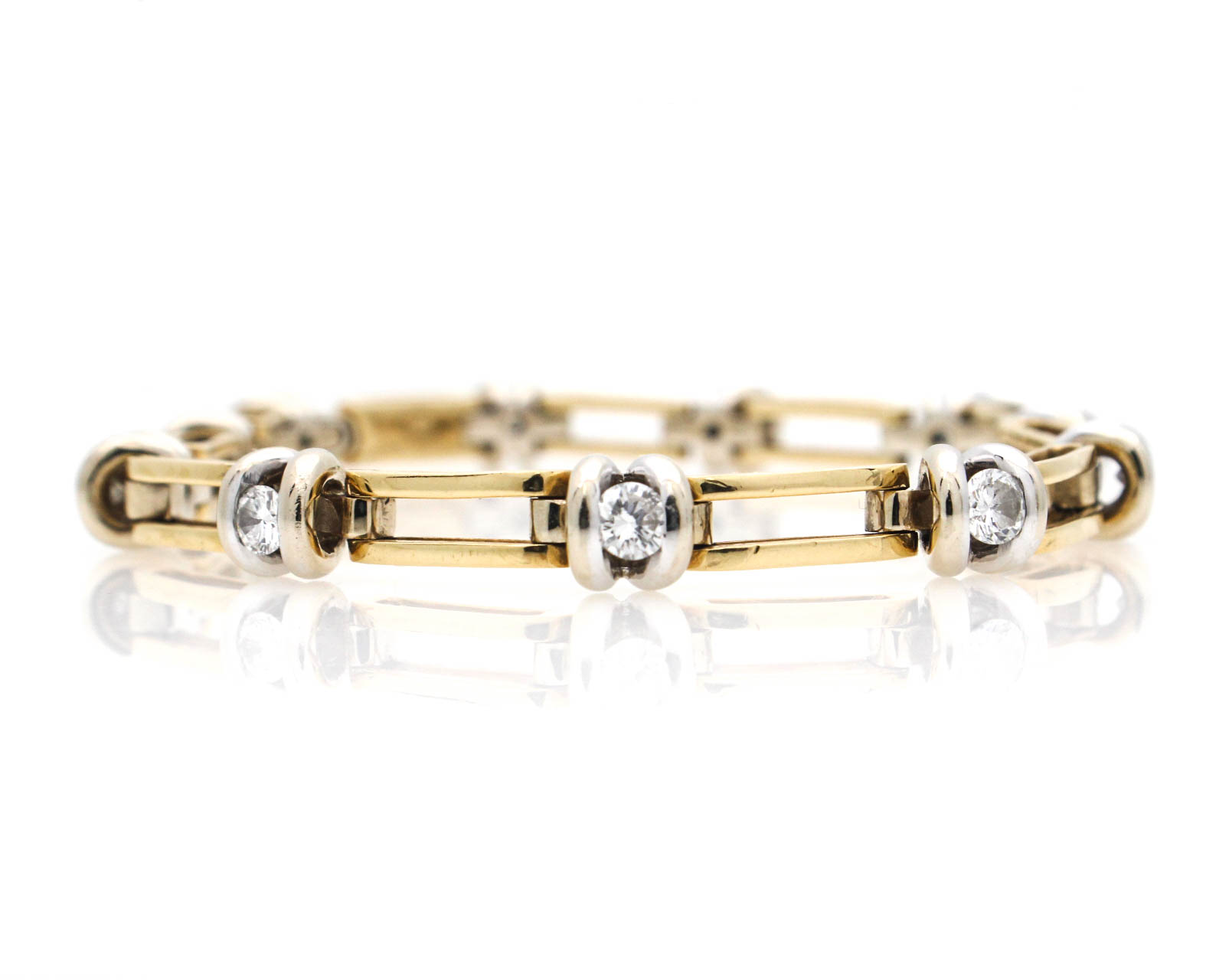 GPM Designs 18K Yellow Gold 1.20 CTW Diamond Bracelet