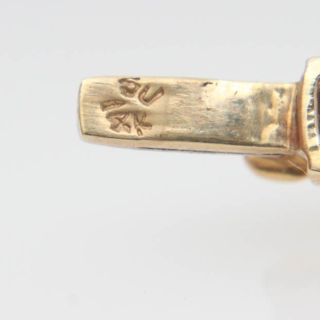 14K Yellow Gold Cultured Pearl Bangle