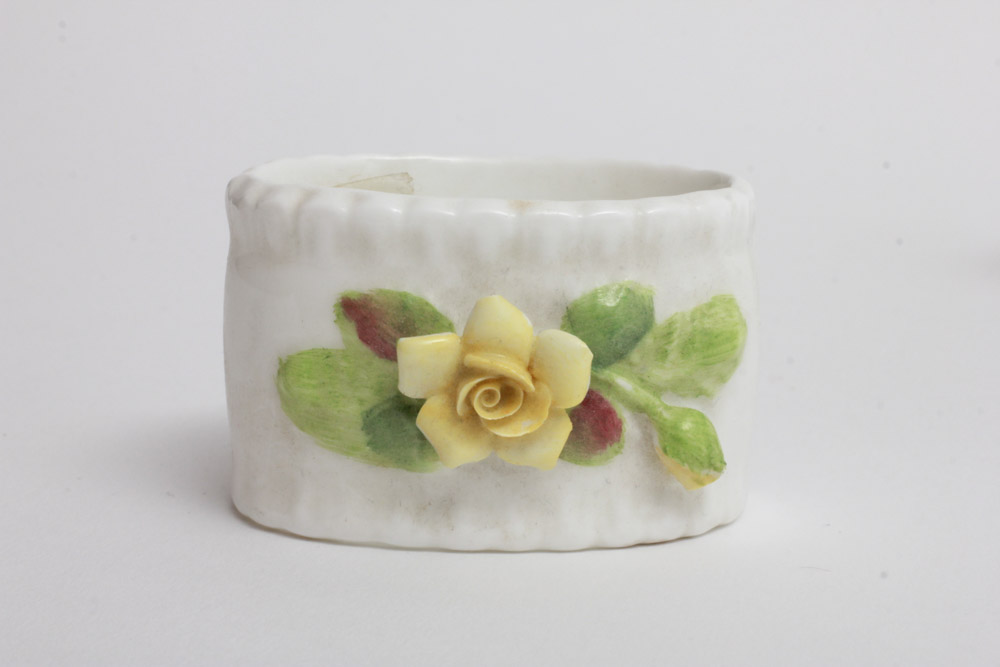 Vintage Coalport Bone China Napkin Rings and Place Card Holders