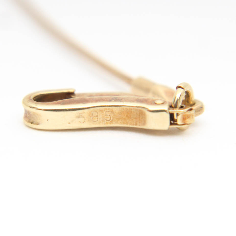 14K Yellow Gold Diamond and Gemstone Necklace