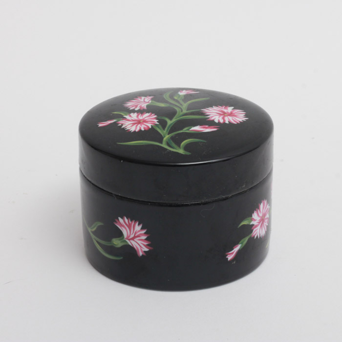 Tiffany & Co. "Mrs. Delany's Flowers" Porcelain Trinket Box