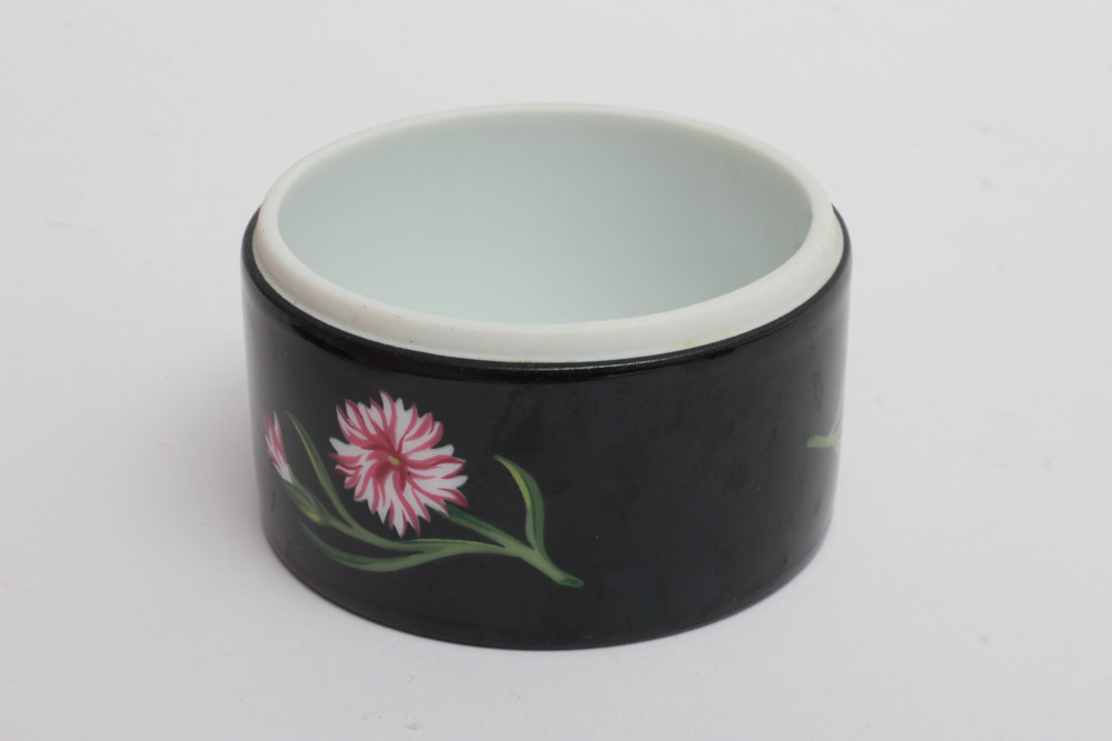 Tiffany & Co. "Mrs. Delany's Flowers" Porcelain Trinket Box
