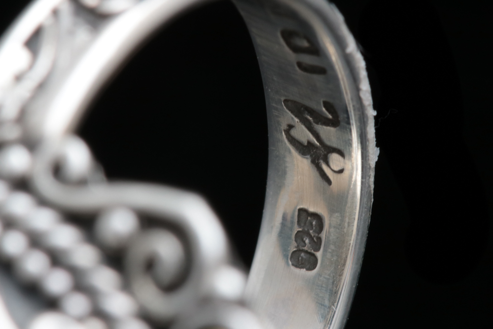 Robert Manse Sterling Silver, 18K Gold, Mabé Pearl and Rhodonite Ring