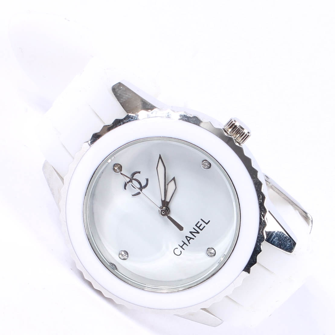 White Chanel Wrist Watch