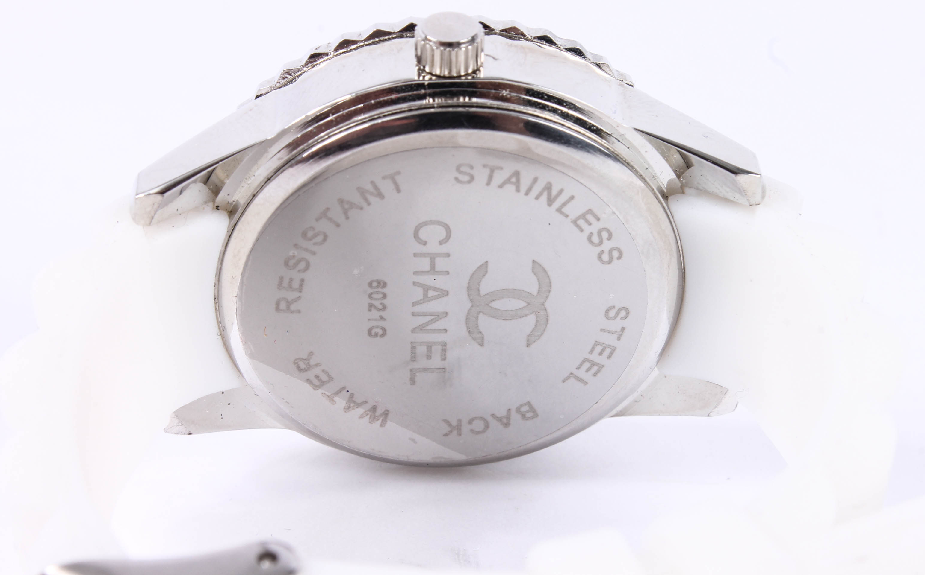 White Chanel Wrist Watch