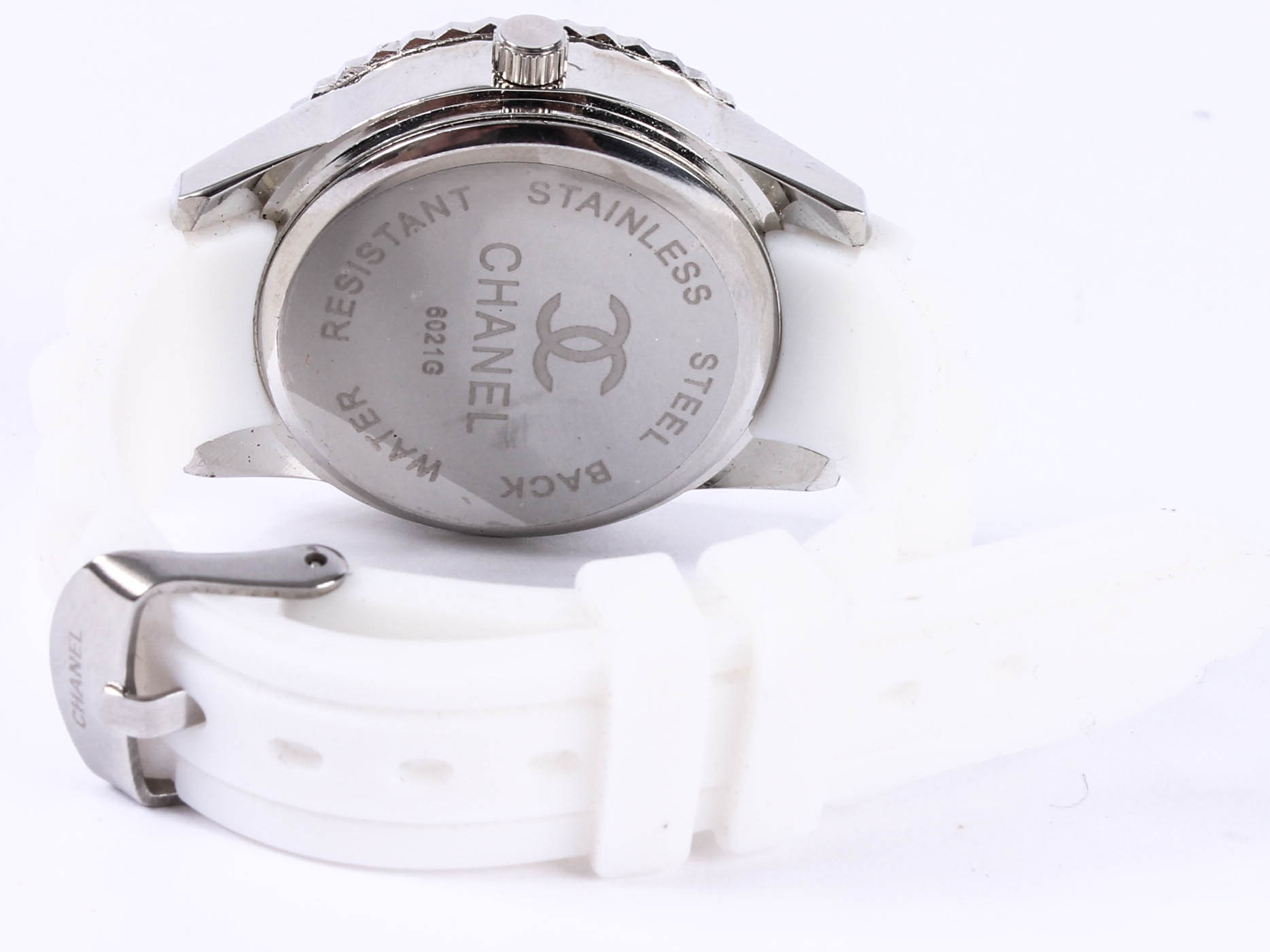 White Chanel Wrist Watch