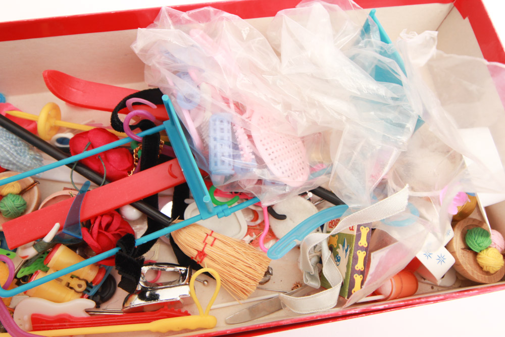 Generous Collection of Vintage Barbie Accessories and Clothing Sets