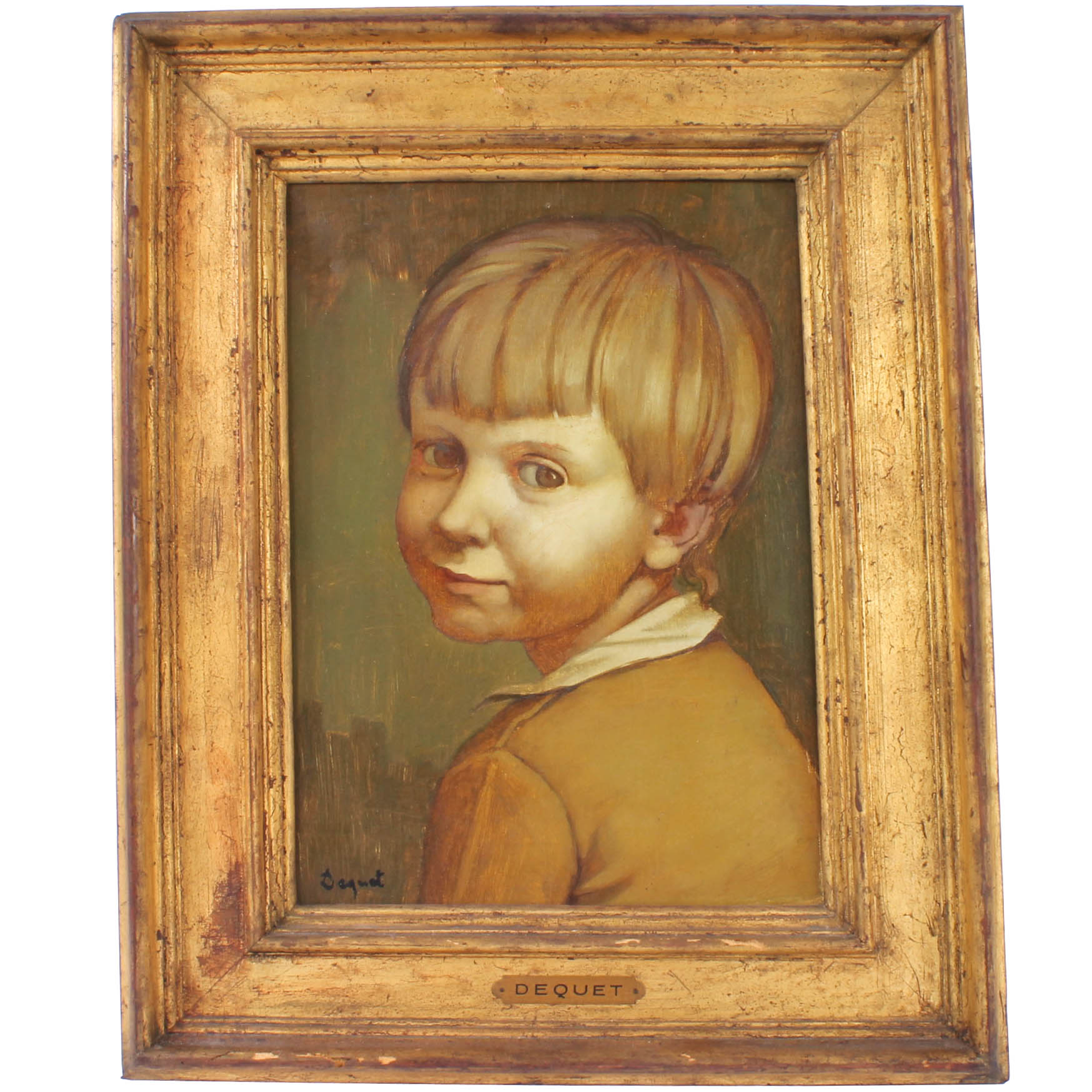 Alain DeQuet Oil Portrait