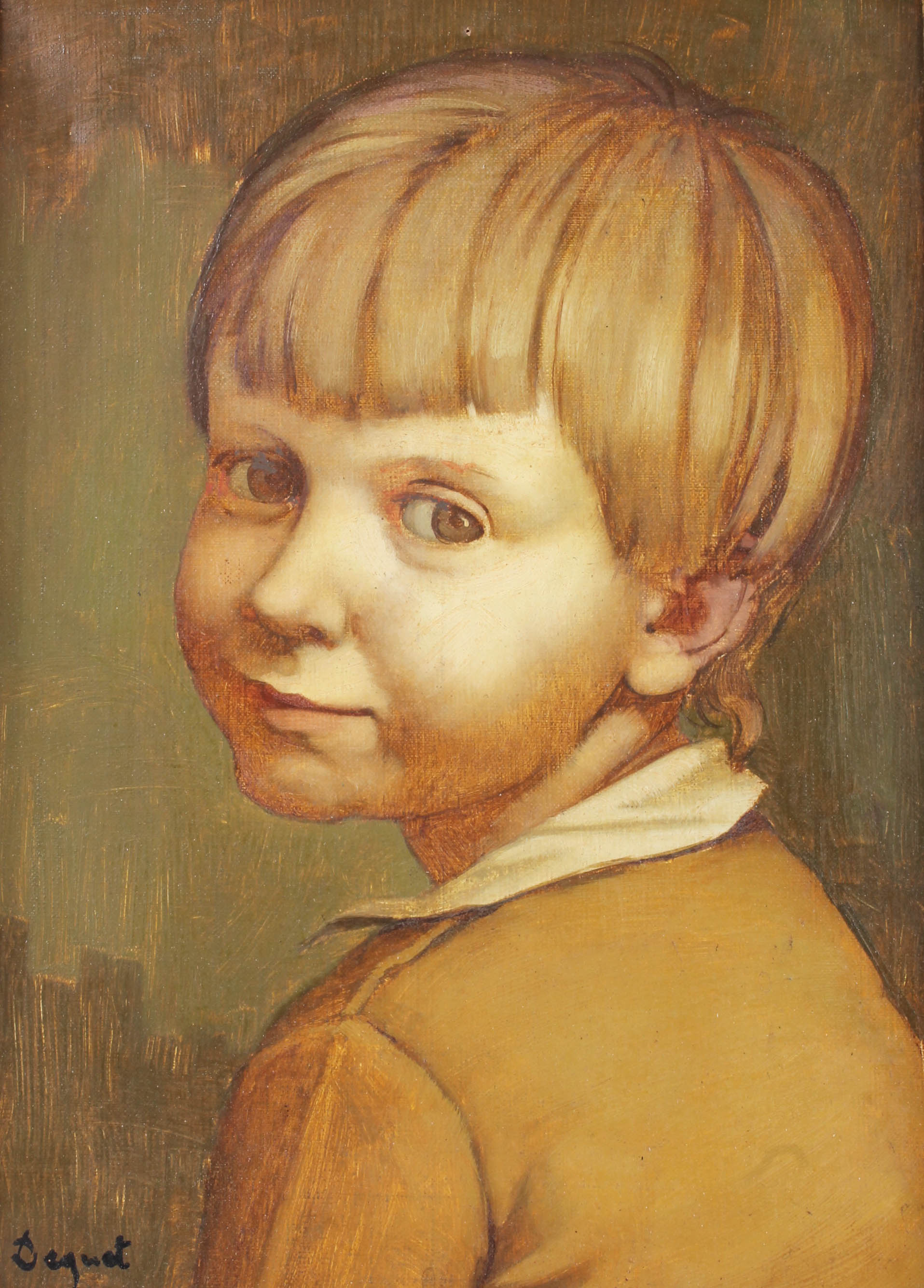 Alain DeQuet Oil Portrait