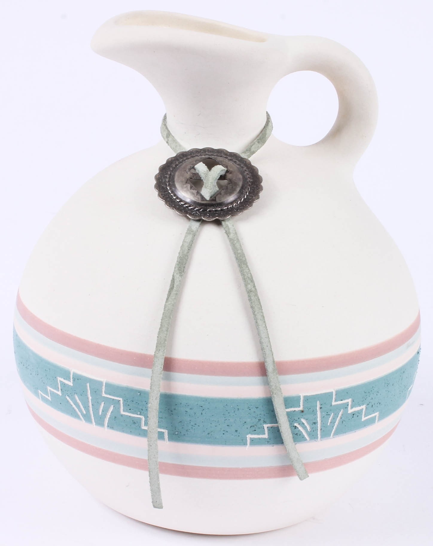 Pair of Southwestern Style Pottery Pitchers