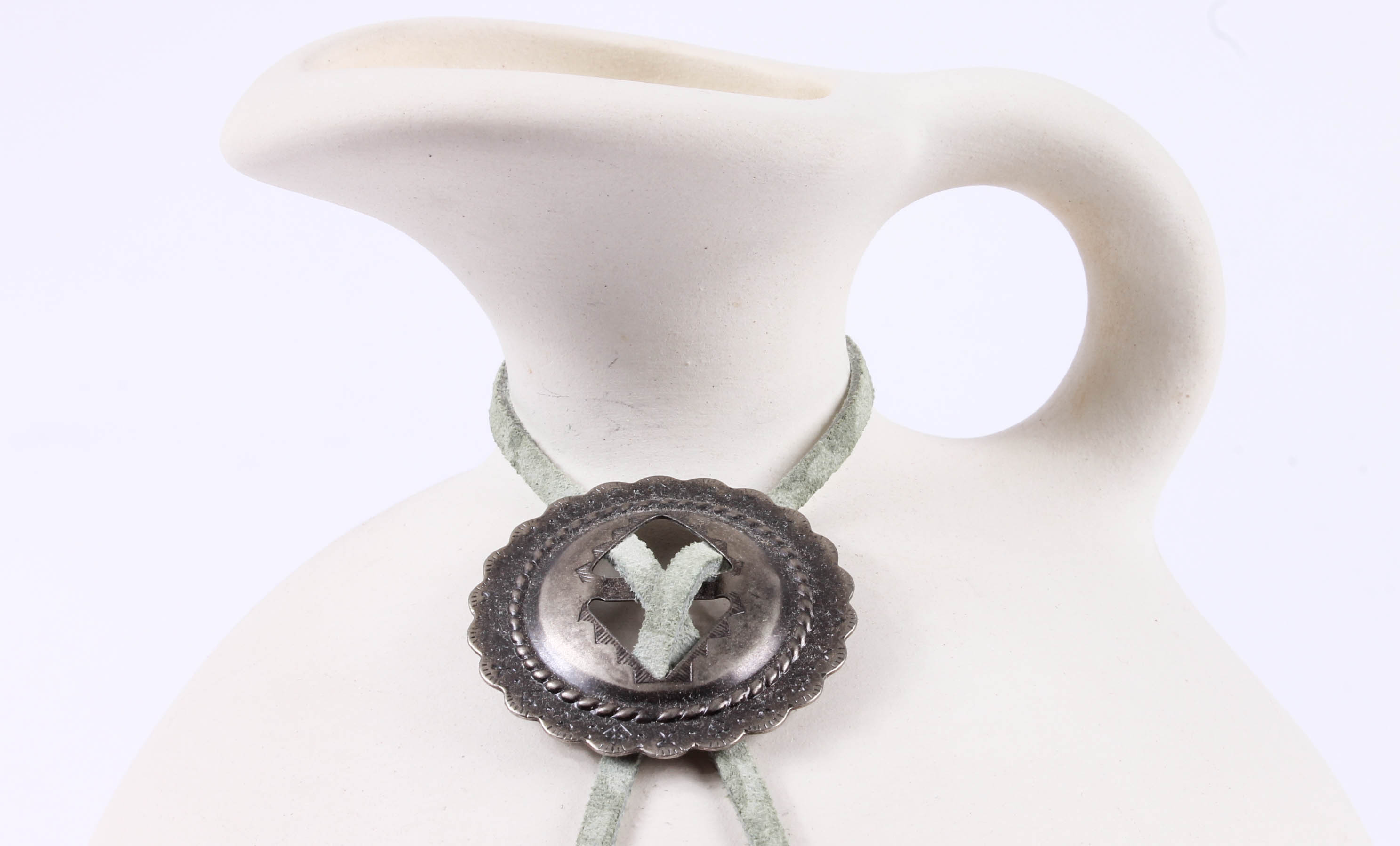 Pair of Southwestern Style Pottery Pitchers