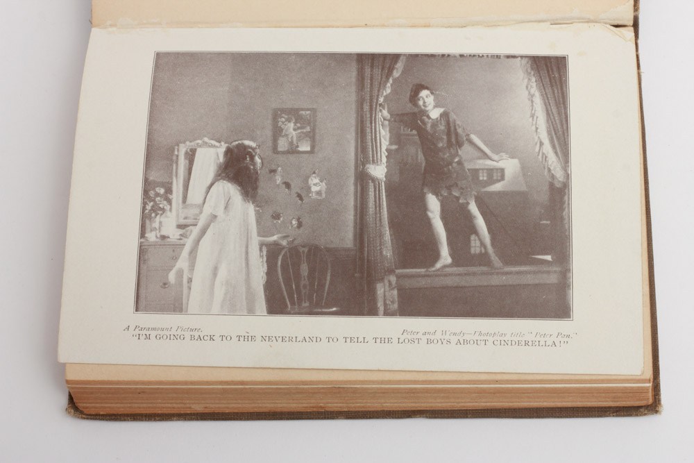 Circa 1911 "Peter and Wendy" by James M. Barrie Photoplay Edition