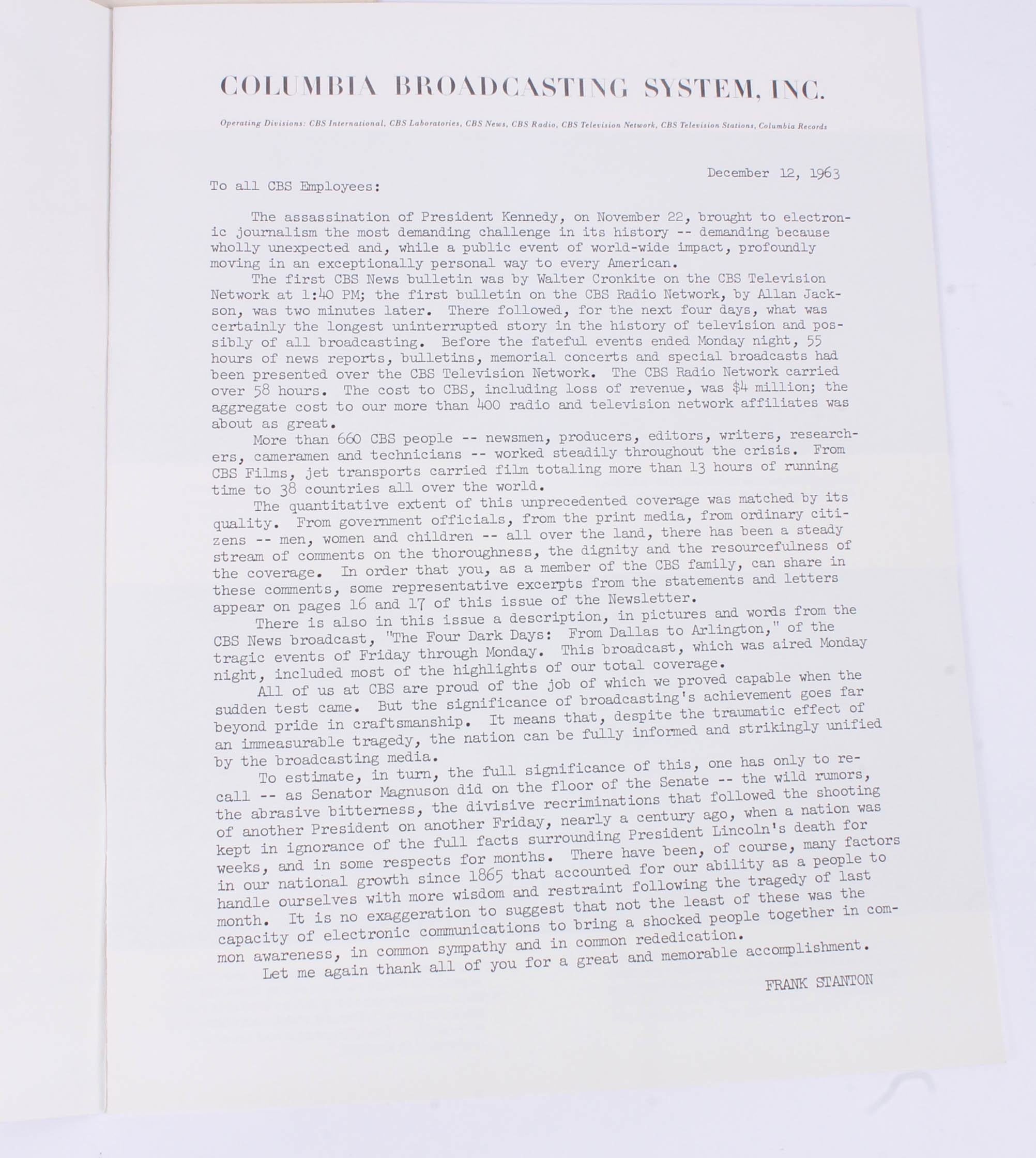 John F. Kennedy Memorabilia