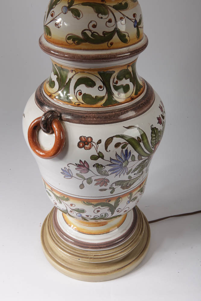 Hand Painted Ceramic Table Lamp