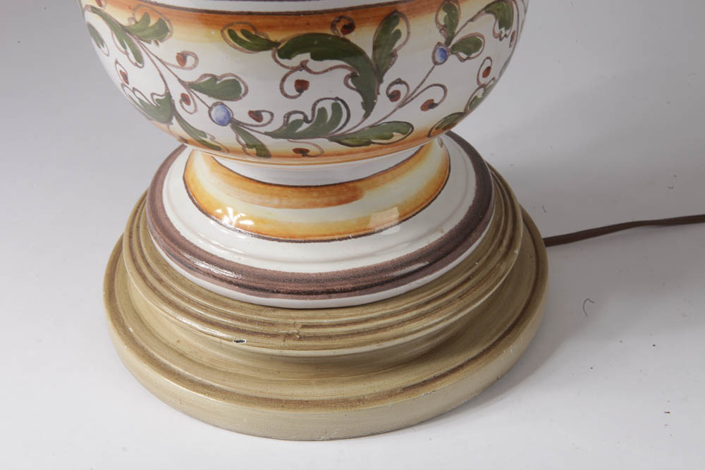 Hand Painted Ceramic Table Lamp