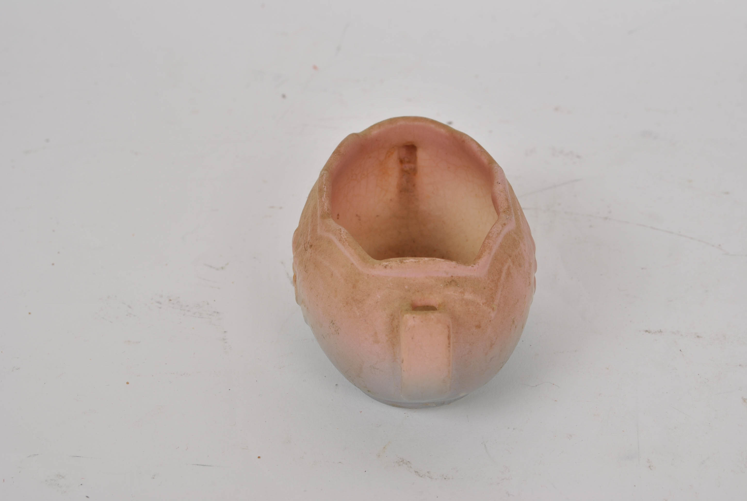 Hull Pottery Dish and Occupied Japan Bisque Cupid