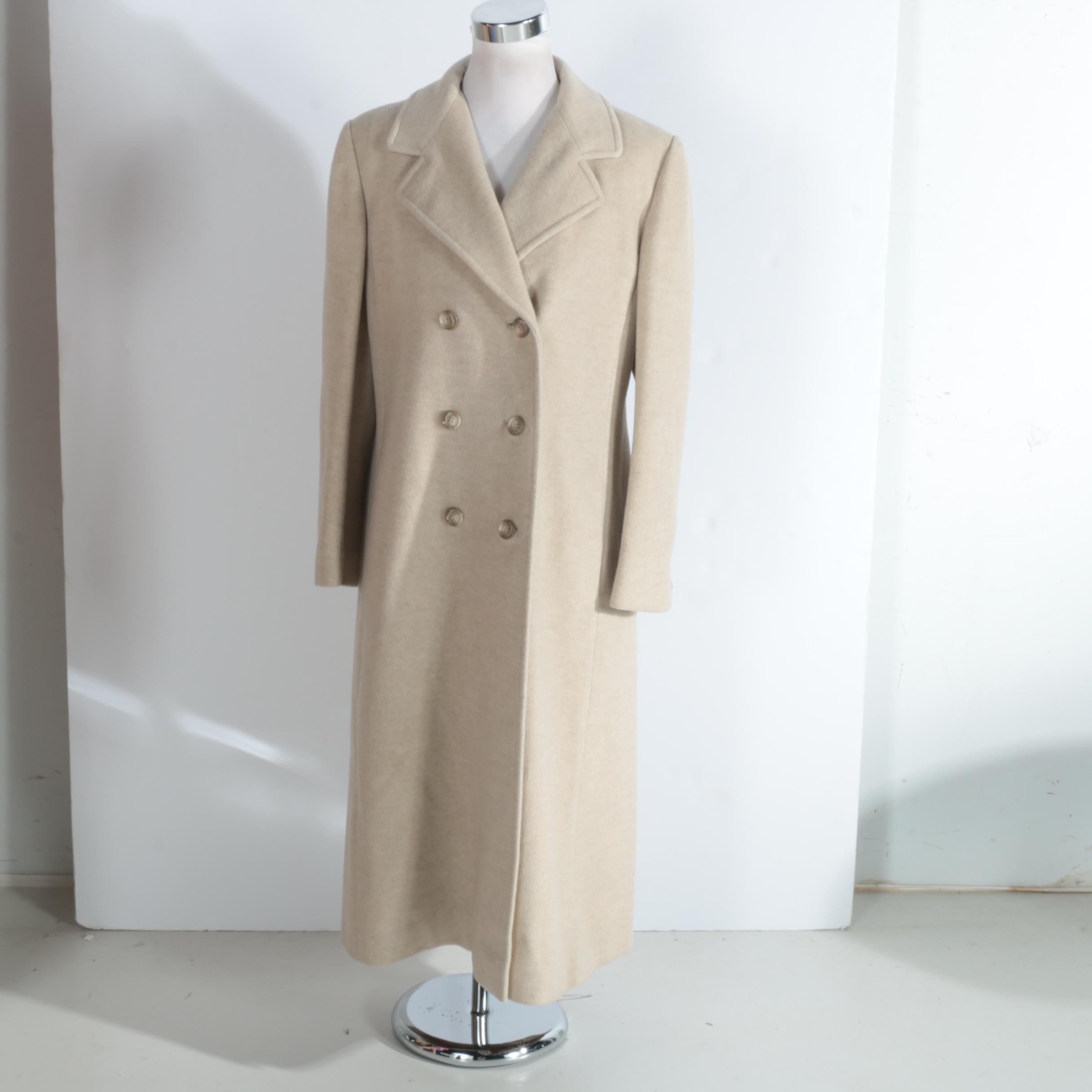 Women's Vintage Regency Cashmere Double-Breasted Coat
