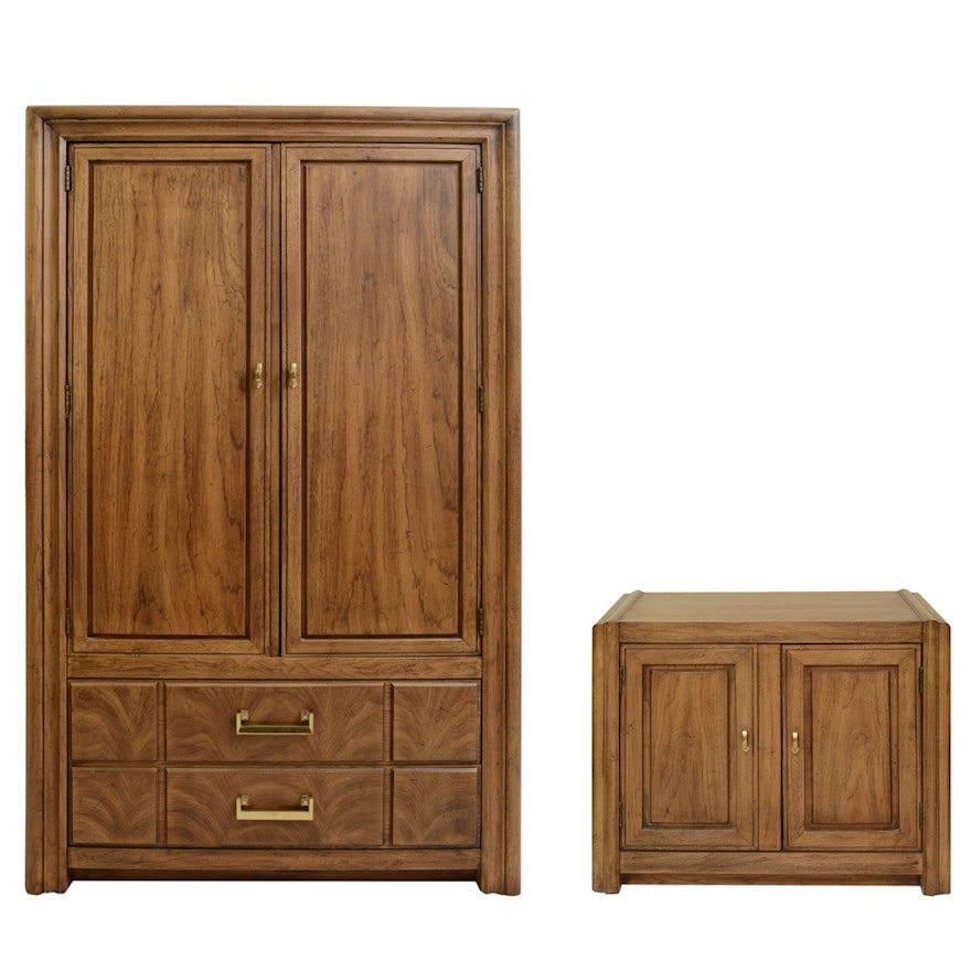 Thomasville Wardrobe and Nightstand