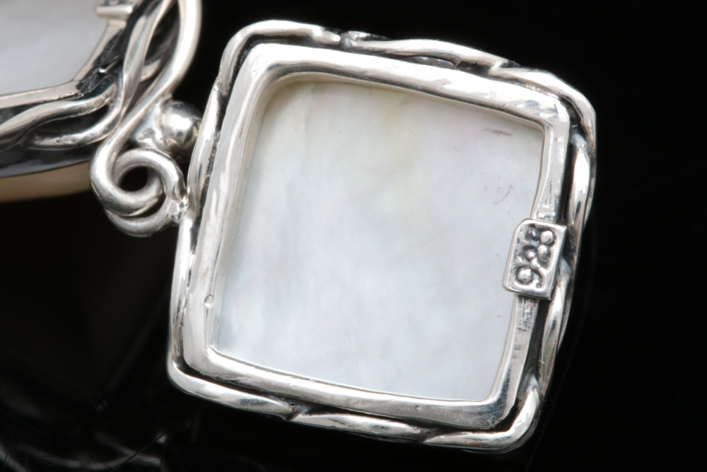 Sterling Silver and Pearl Earrings