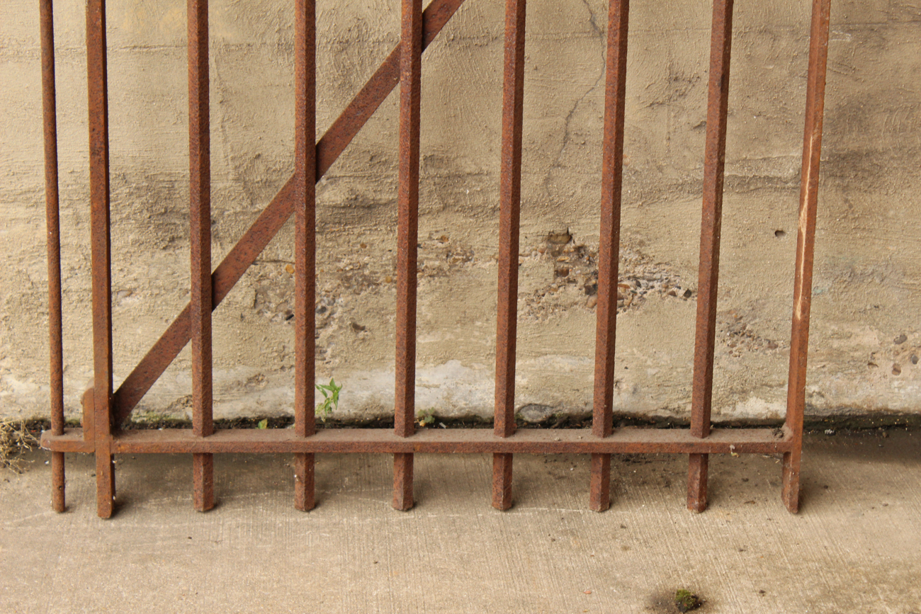 Large Wrought Iron Gate Section