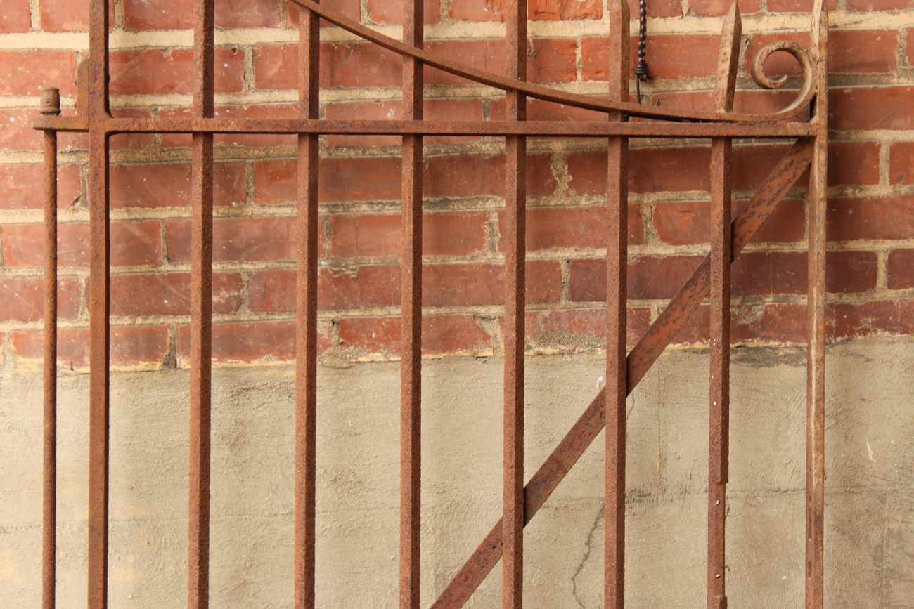 Large Wrought Iron Gate Section