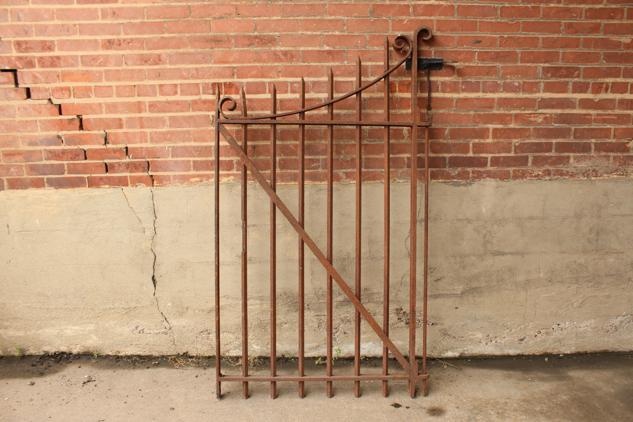 Large Wrought Iron Gate Section
