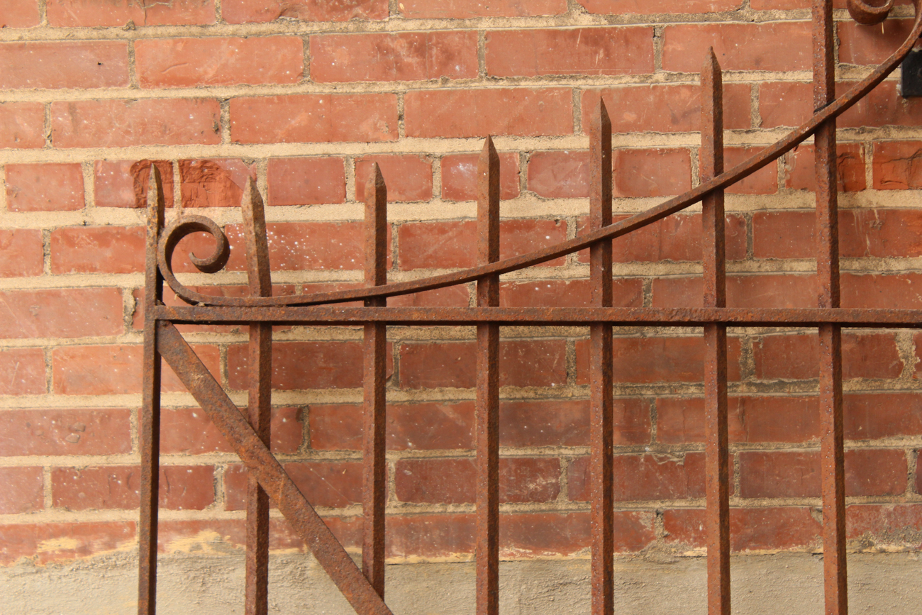 Large Wrought Iron Gate Section