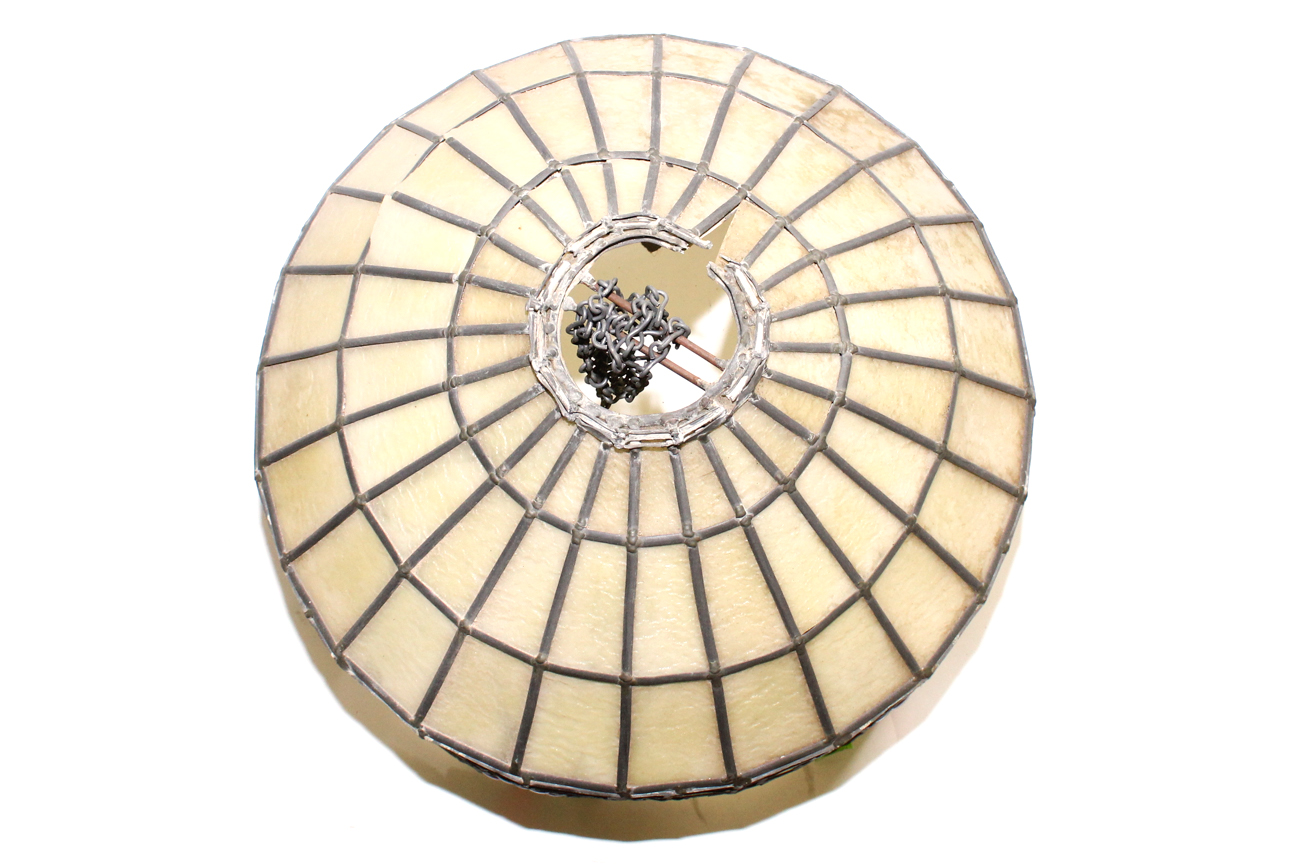 Grape Slag Glass Light Cover