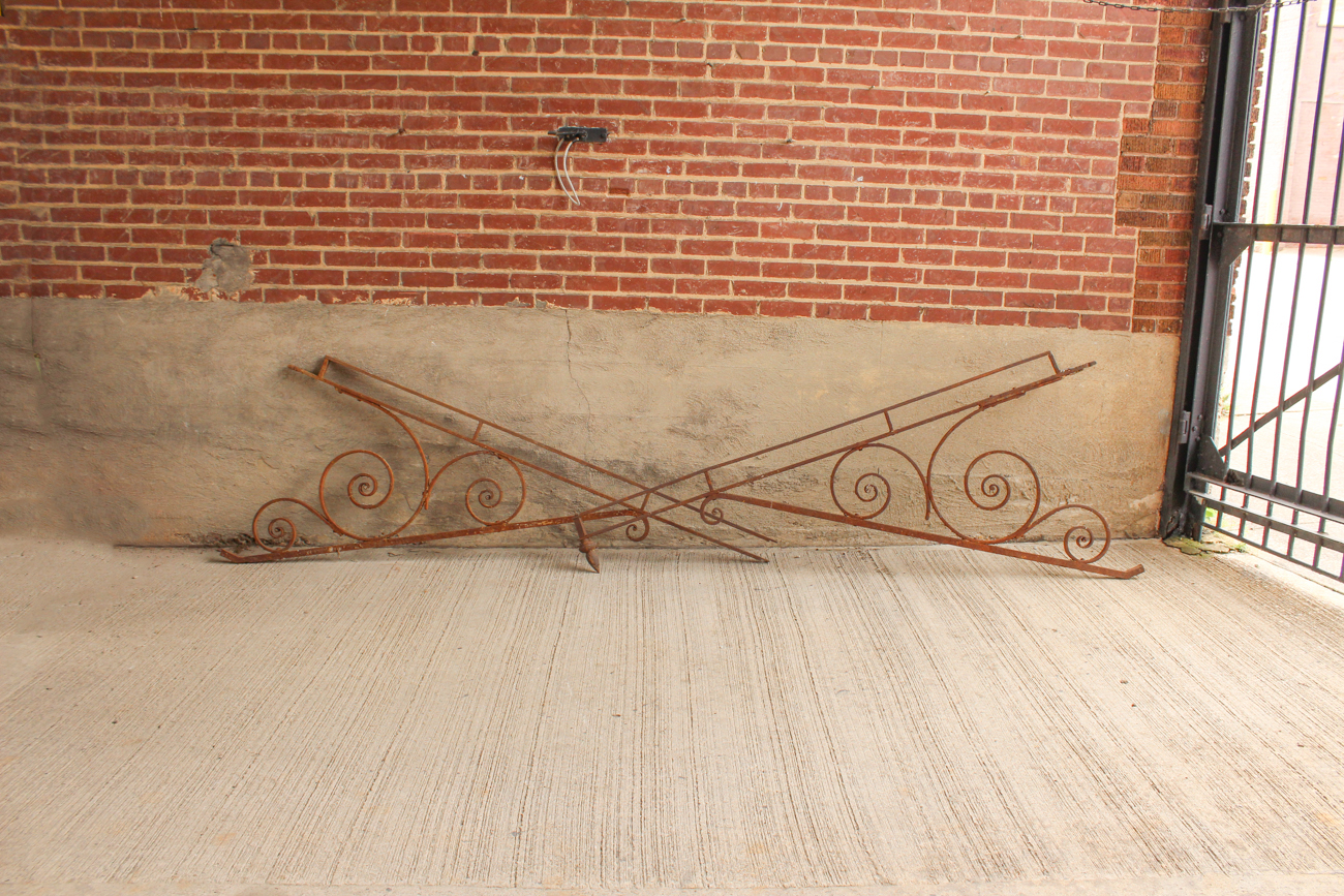 Angled Wrought Iron Porch Railings