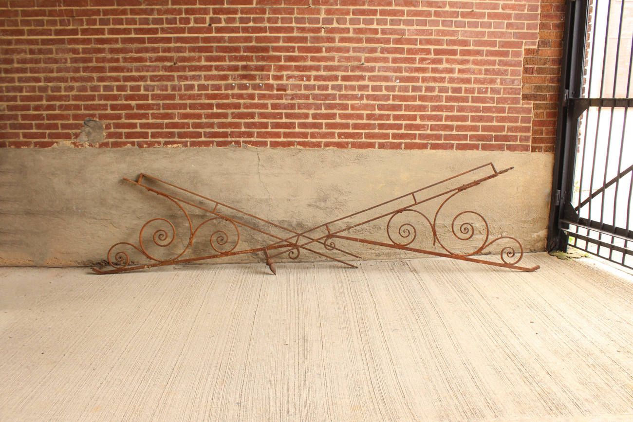 Angled Wrought Iron Porch Railings