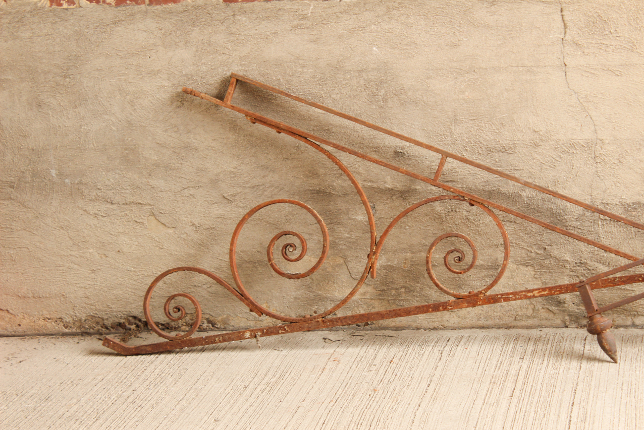 Angled Wrought Iron Porch Railings