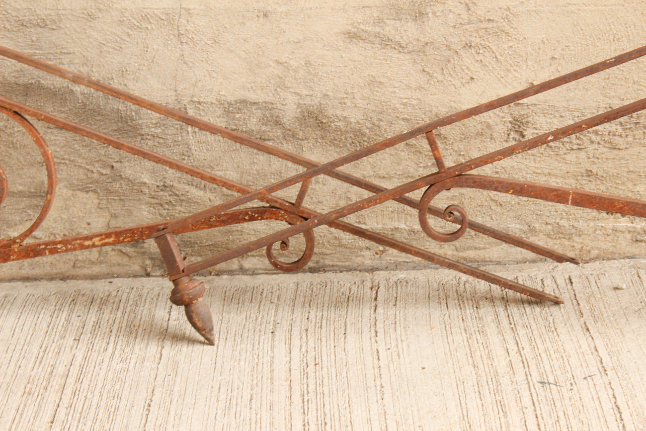 Angled Wrought Iron Porch Railings