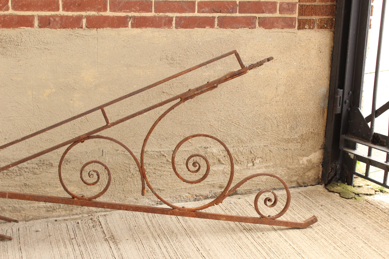 Angled Wrought Iron Porch Railings