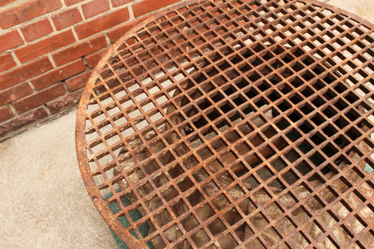 Very Large Cast Iron Column Base