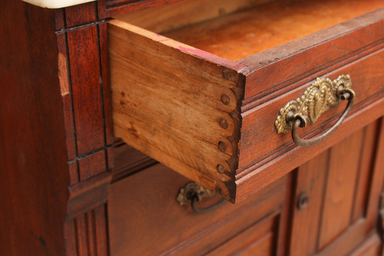 Antique Eastlake Marble Wash Stand