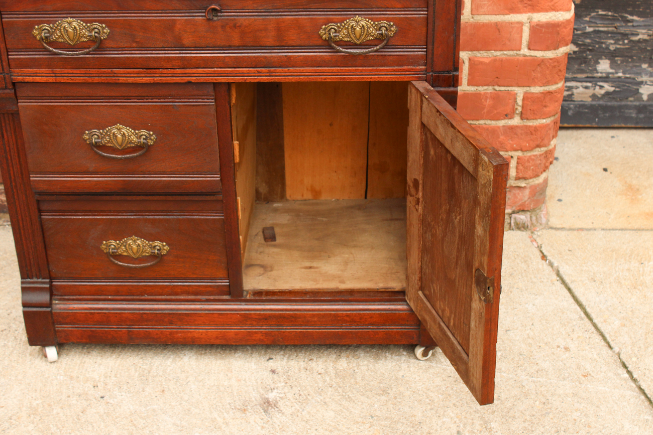Antique Eastlake Marble Wash Stand