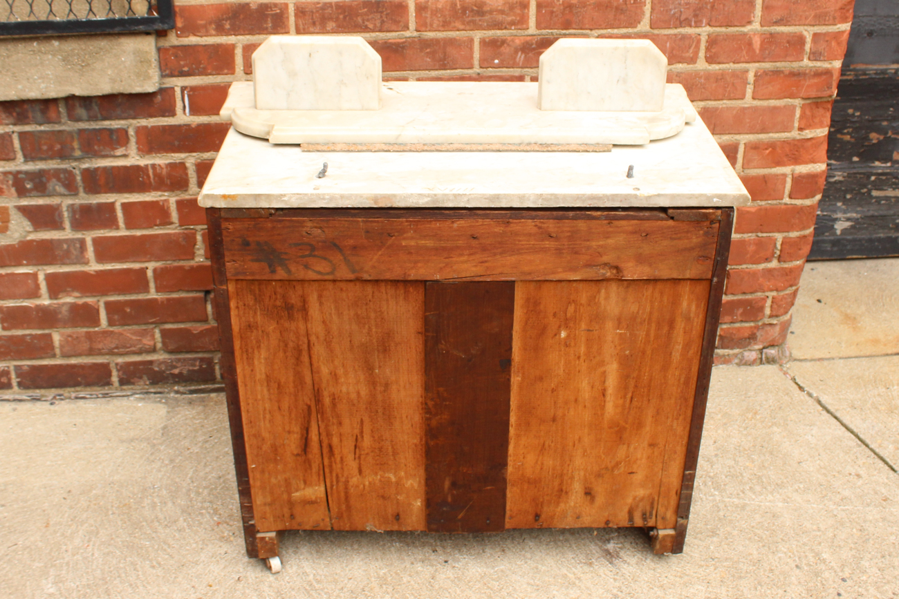 Antique Eastlake Marble Wash Stand